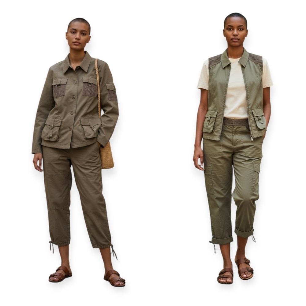 Vintage Steilmann Khaki 3-piece set
